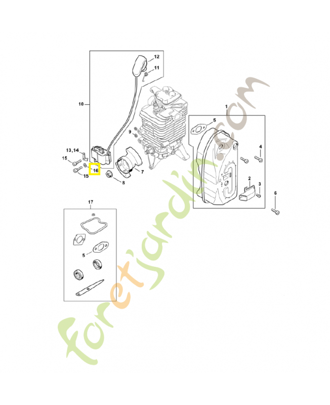 Rondelle a 5,3 9291-021-0120. Pièce de rechange Sithl / Vicking
