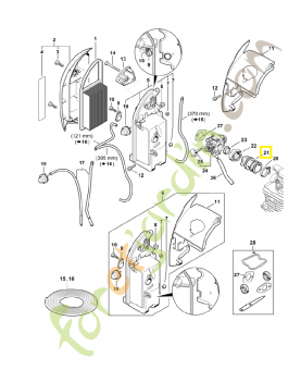 Coude 4282-141-2200. Pièce de rechange Sithl / Vicking