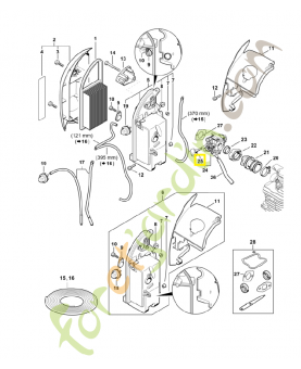 Bouton reglage 4282-182-9500. Pièce de rechange Sithl