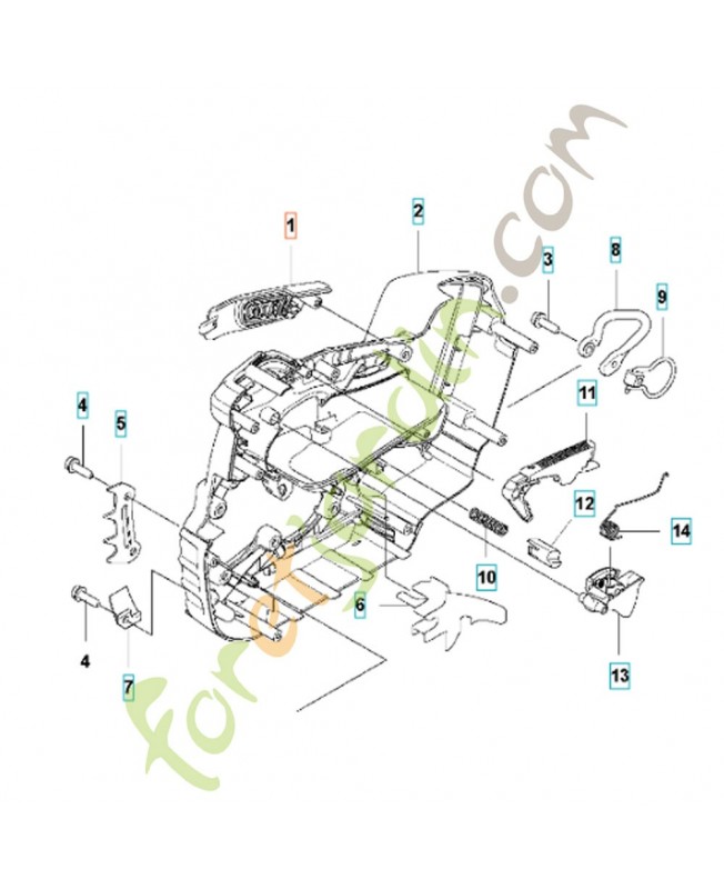 Insert de poignée 593049101