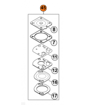 Jeu de joints carburateur 4282-007-1700. Pièce détachée Stihl / Vicking