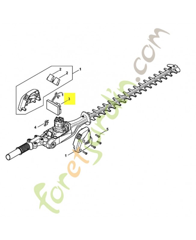 Module électronique 4859-430-1400. Pièce de rechange Sithl 