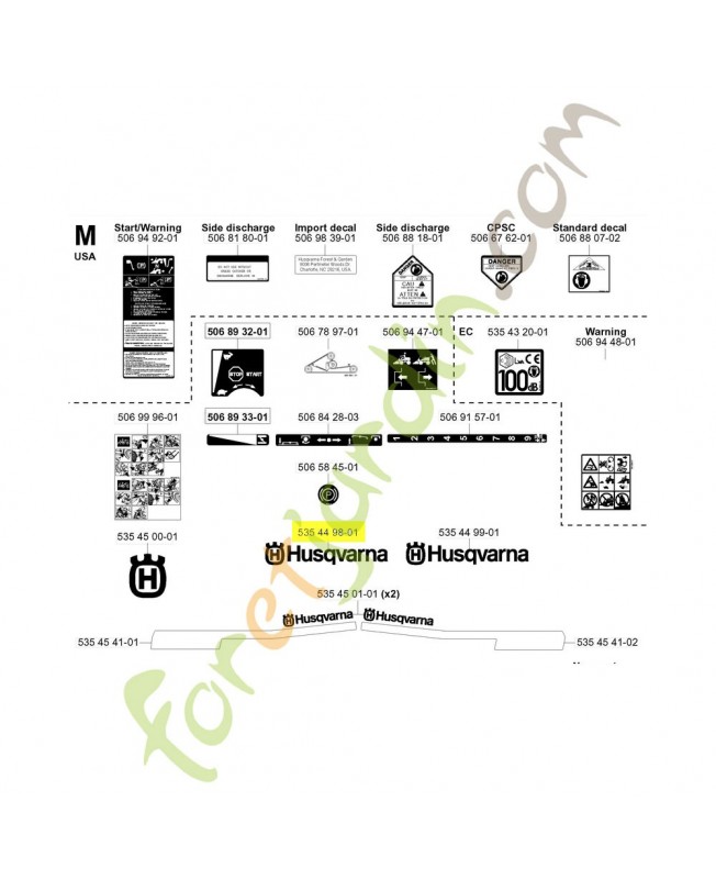 Autocollant 535449801