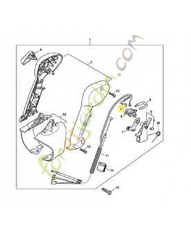 Ressort de connexion 4282-442-1603. Pièce détachée Stihl / Vicking