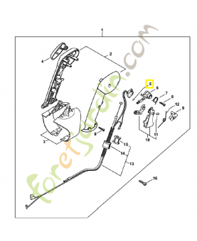 Goupille cylindrique 2m6x8 9371-470-1060. Pièce de rechange Sithl / Vicking