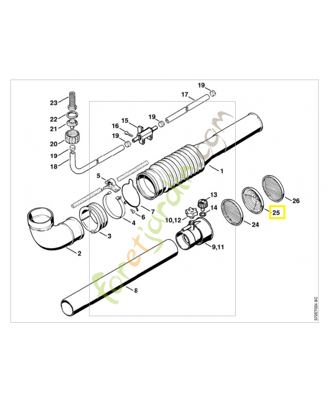 Grille conique 4203-708-6700. Pièce de rechange Sithl / Vicking Grille conique 4203-708-6700. Pièce de rechange Sithl / Vicking