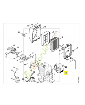 Rotor 4203-400-1200. Pièce de rechange Sithl / Vicking