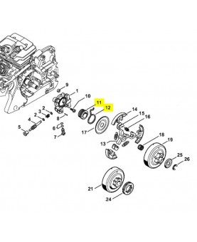 Vis sans fin Stihl ref. 1143-640-7100