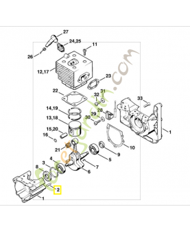 Goupille 5 x 18 9371-470-2610. Pièce de rechange Sithl / Vicking