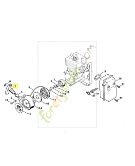 poignée 0000-190-3401 stihl