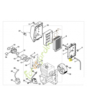 Bouchon 0000-353-6500. Pièce de rechange Sithl / Vicking
