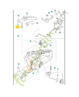 Passage 514201402. Pièce de rechange Husqvarna