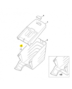 Boulon stihl/viking ref. 6375-703-9010