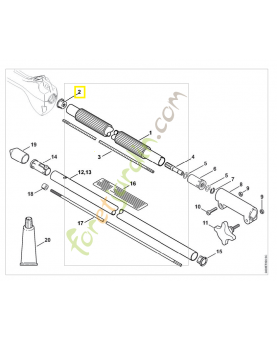 Bouchon 4139-711-2100. Pièce de rechange Sithl / Vicking