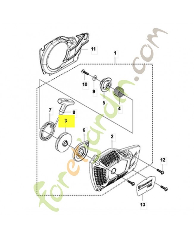 poulie de lanceur 587875801