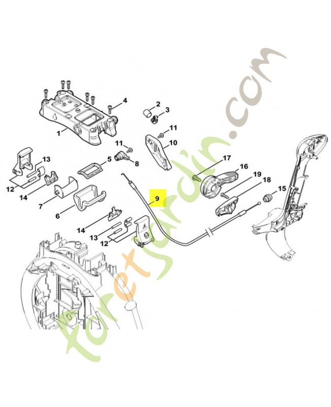 Cable de commande 4244-790-2403