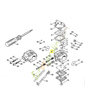 Gicleur soupape 0,52 4203-121-5400. Pièce de rechange Sithl / Vicking