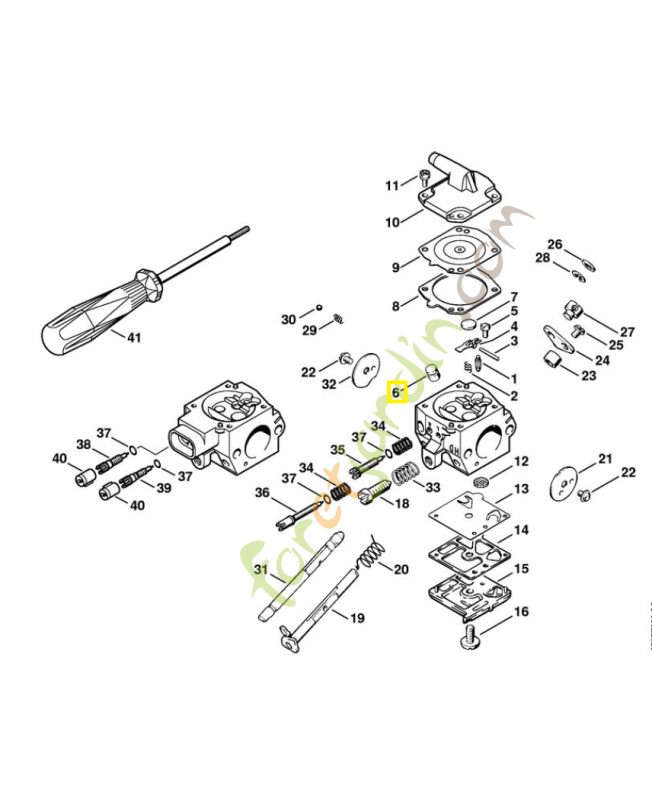 Gicleur soupape 0,52 4203-121-5400. Pièce de rechange Sithl / Vicking Gicleur soupape 0,52 4203-121-5400. Pièce de rechange Sithl / Vicking