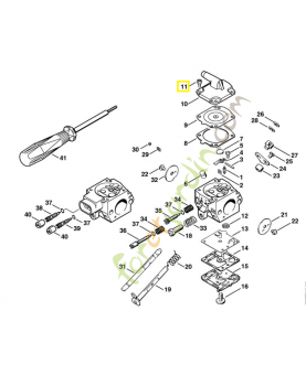 Vis tête ronde 1121-122-7101. Pièce de rechange Sithl / Vicking