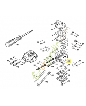 Tamis 1114-121-7800. Pièce de rechange Sithl