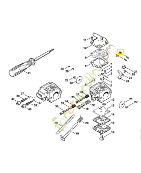 Rondelle 4215-121-8600. Pièce de rechange Sithl / Vicking