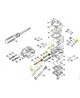 Boulon 4215-121-8900. Pièce de rechange Sithl / Vicking
