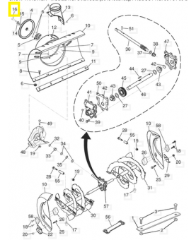 Vis 874940516. Pièce de rechange Husqvarna