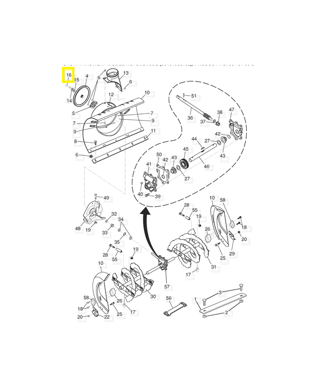 Vis 874940516. Pièce de rechange Husqvarna