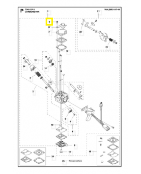 Vis 537003101. Pièce détachée Husqvarna