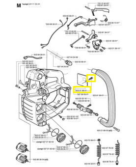 Vis 503215601. Pièce de rechange Husqvarna