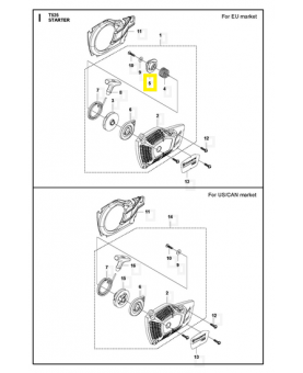 cliquet 587876001. Pièce détachée Husqvarna