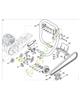 Ressort de tension 0000-997-5503. Pièce de rechange Sithl / Vicking