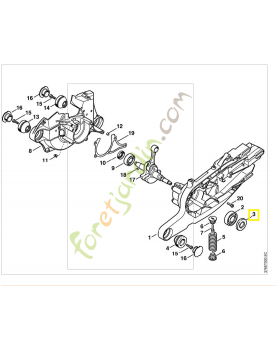 Bague etanch. 20x42x5 9640-003-2257. Pièce de rechange Sithl / Vicking