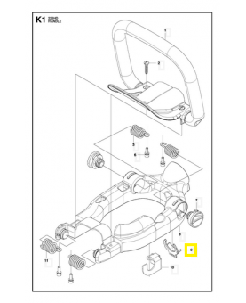 bielle 521850901. Pièce de rechange Husqvarna