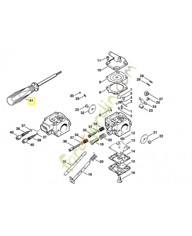 Extracteur 5910-890-4500. Pièce de rechange Sithl / Vicking