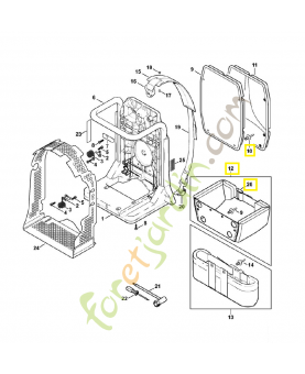 Ceinture 4203-710-9102. Pièce de rechange Sithl / Vicking