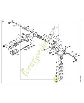 Pignon d entrainement 4230-642-0405. Pièce de rechange Sithl / Vicking
