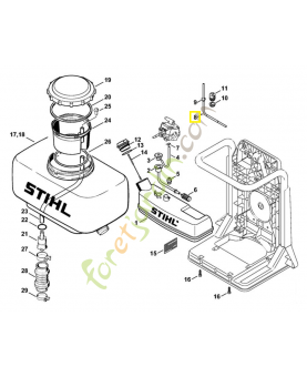 Tuyau de carburant 4203-350-7600 stihl