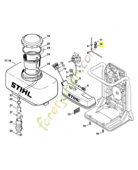 Douille 4223-353-9201. Pièce de rechange Sithl