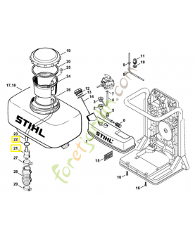 Raccord réducteur 4203-350-8000 Pièce de rechange Sithl / Vicking