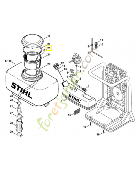 Insert d'aeration 4203-703-5700 stihl