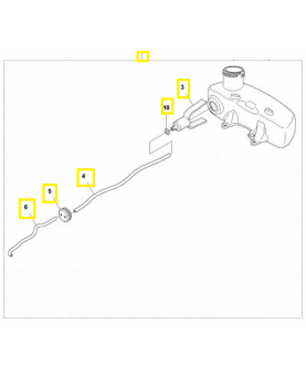 RÉSERVOIR COMPLET 523014203. Pièce de rechange Husqvarna