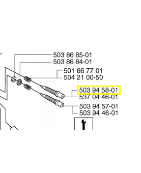 Vis de réglage 503945801. Pièce de rechange Husqvarna