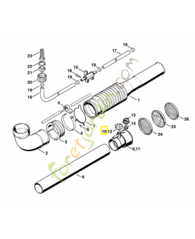 Robinet de dosage 4203-708-4003. Pièce de rechange Sithl 