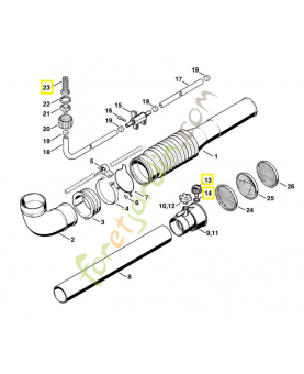 Kit de buse ULV 4203-007-1019 .Pièce de rechange Sithl 
