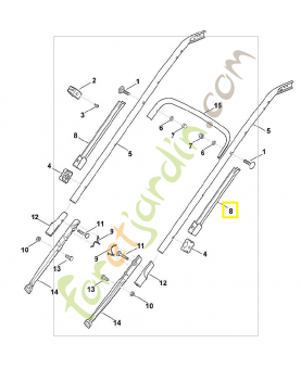 Guide 6375-706-6610. Pièce de rechange Sithl / Vicking