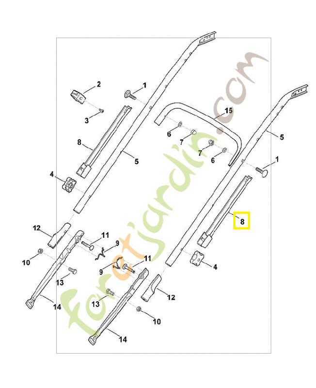 Guide 6375-706-6610. Pièce de rechange Sithl / Vicking Guide 6375-706-6610. Pièce de rechange Sithl / Vicking