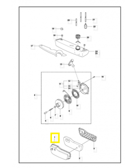 Couvercle 537062101. Pièce de rechange Husqvarna