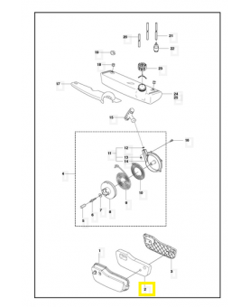 Filtre a air 537061901. Pièce de rechange Husqvarna