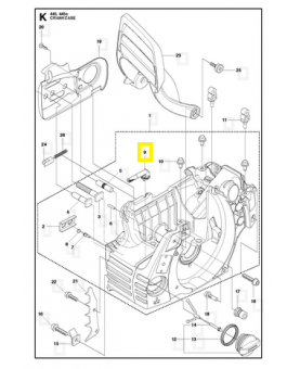 Filtre a huile 544083301. Pièce de rechange Husqvarna